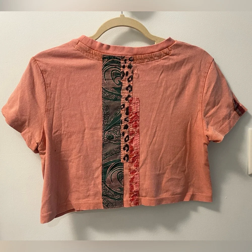Patchwork Crop Top - Picture 2 of 16